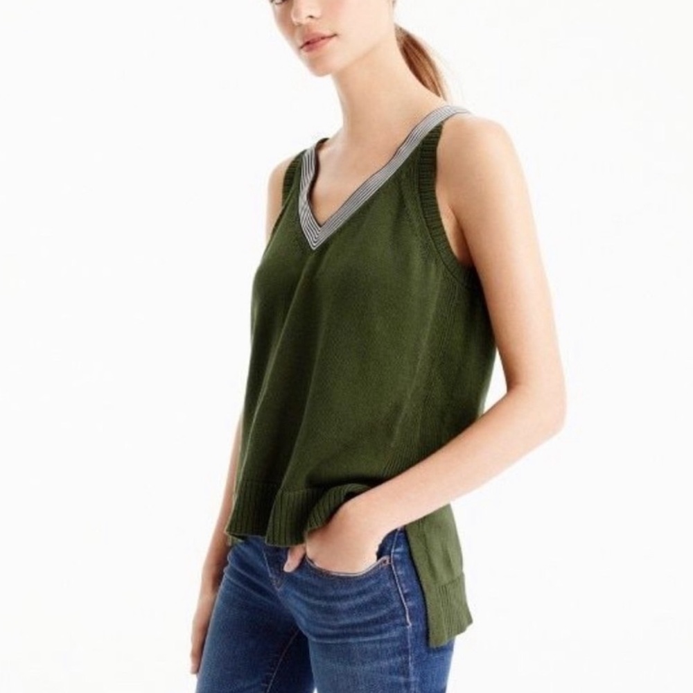 J. Crew sweater tank